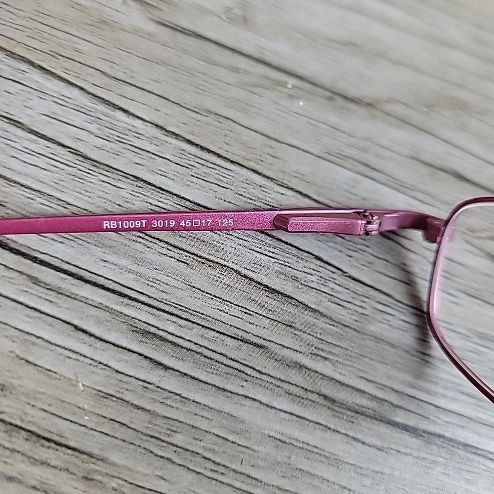 Ray-Ban RB1009T Kids Titanium Eyeglasses‎ 3019 Pink 45-17 125mm Frames Only